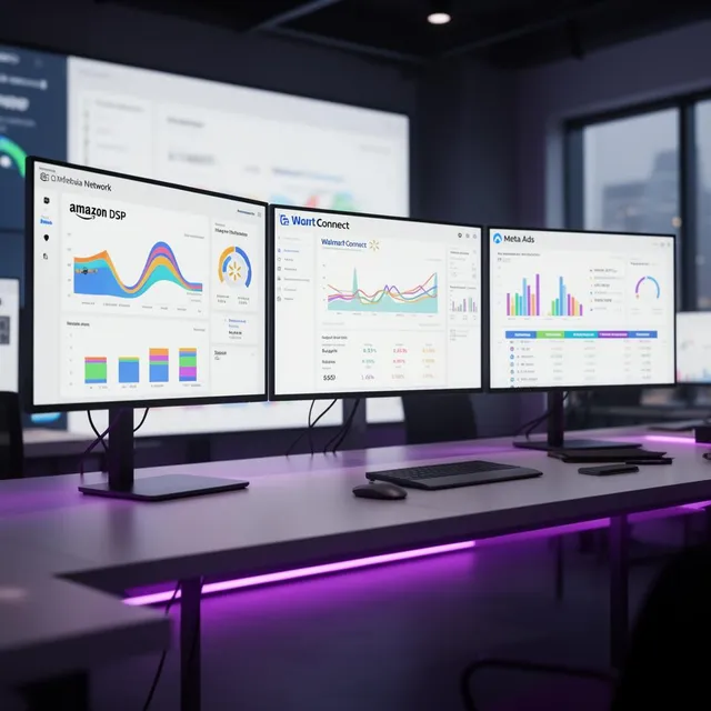Retail Media Wars: Amazon DSP vs Walmart Connect vs Meta in 2026